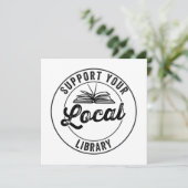 Support Your Local Library Magnet (Standing Front)