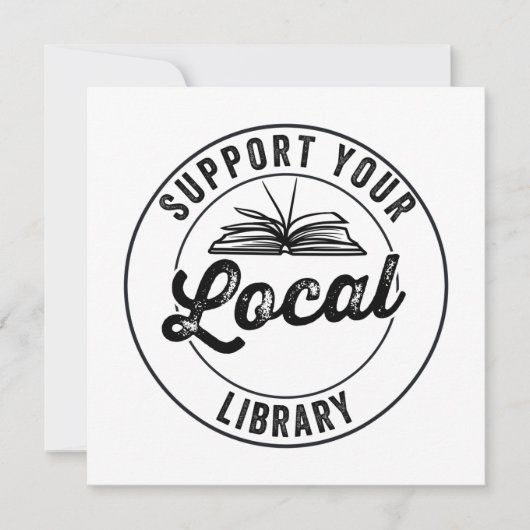 Support Your Local Library Magnet (Front)