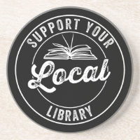 Support Your Local Library Magnet Keychain