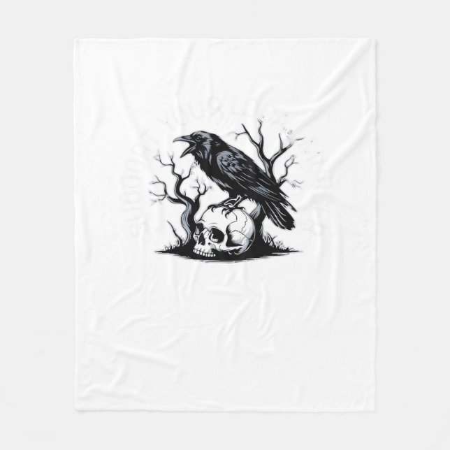 Support Your Local Murder Classic Design Fleece Blanket (Front)