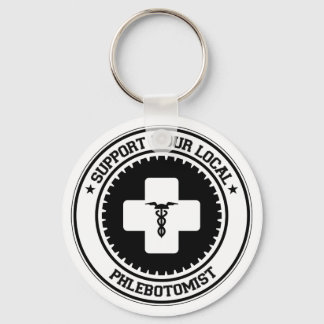 Support Your Local Phlebotomist Keychain