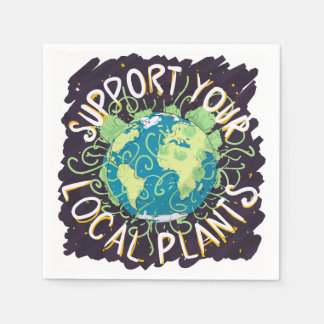 Support Your Local Plants Napkins