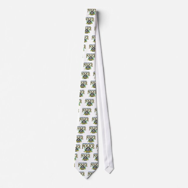 Support Your Local Police Neck Tie (Front)