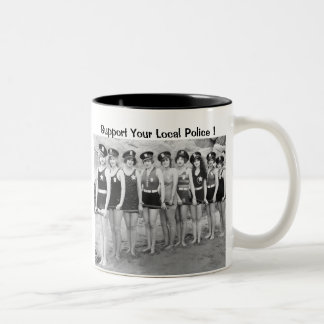 Support Your Local Police ! Two-Tone Coffee Mug
