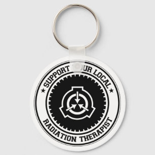 Support Your Local Radiation Therapist Keychain
