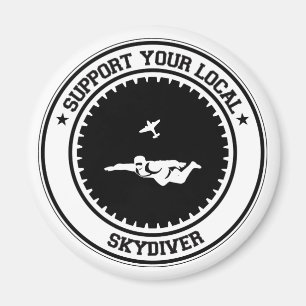 Support Your Local Skydiver Magnet