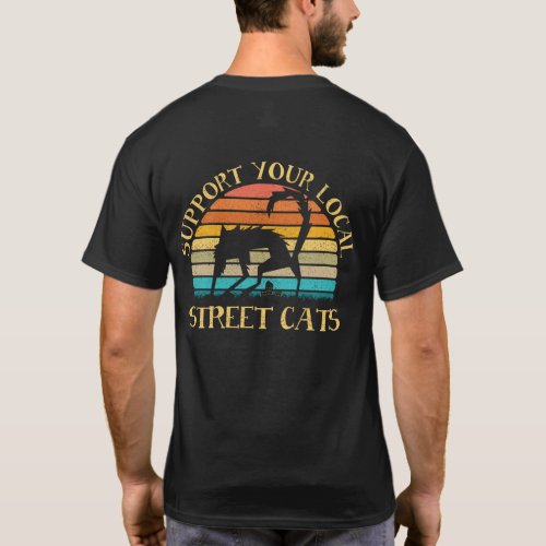 Support Your Local Street Cats Vintage T_Shirt