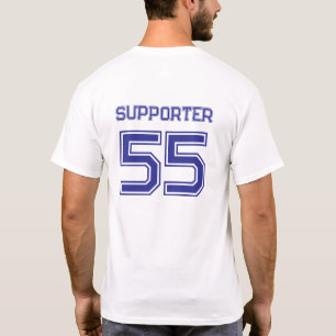 Supporter Jersey for Team Sports, Customized Sport T-Shirt