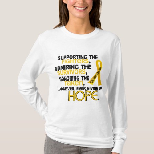 Supporting Admiring Honoring 32 Childhood Cancer T_Shirt