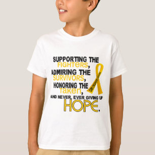 Supporting Admiring Honoring 3.2 Childhood Cancer T-Shirt