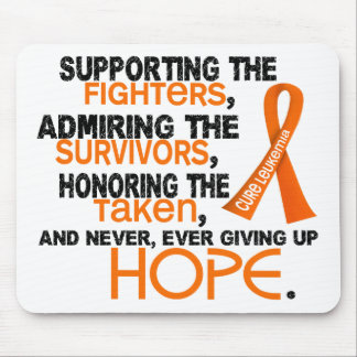 Supporting Admiring Honoring 3.2 Leukemia Mouse Pad