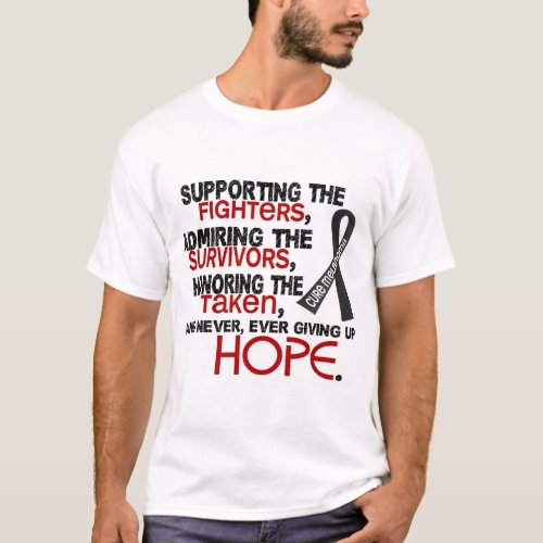 Supporting Admiring Honoring 32 Melanoma T_Shirt