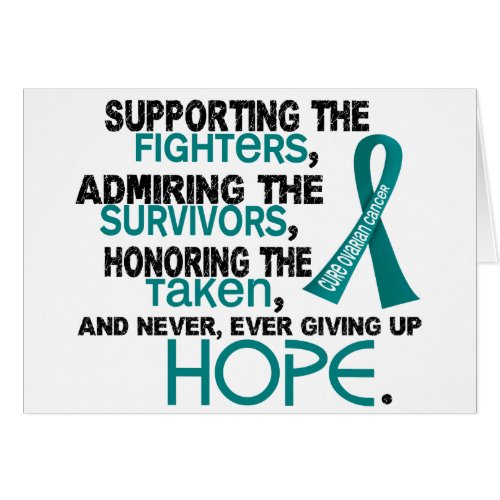 Supporting Admiring Honoring 32 Ovarian Cancer