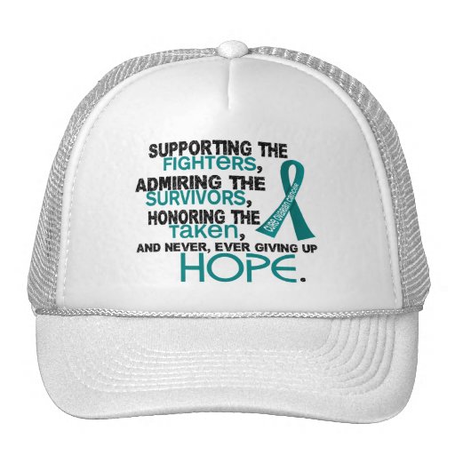 Ovarian Cancer Hats & Ovarian Cancer Trucker Hat Designs | Zazzle