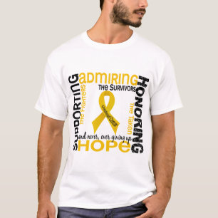 Supporting Admiring Honoring 9 Childhood Cancer T-Shirt
