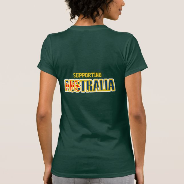 Supporting Australia graphic t-shirt (Back)