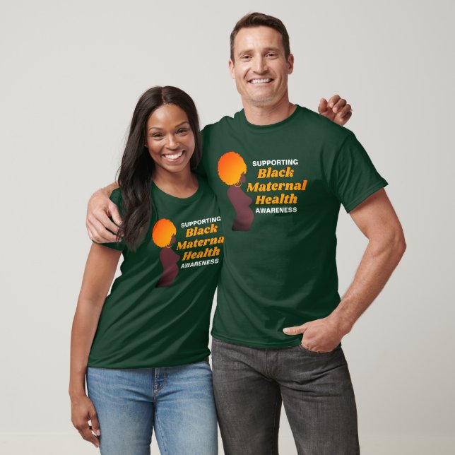 Supporting BLACK MATERNAL HEALTH Awareness T-Shirt (Unisex)