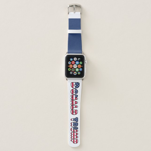 Supporting Donald Trump Apple Watch Band (Front)
