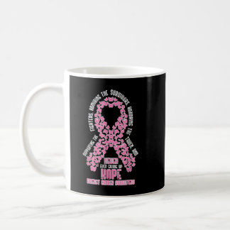 Supporting Fighters Survivors Pink Breast Cancer A Coffee Mug