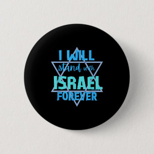 Supporting Jewish_ I Will Stand With Israel Foreve Button