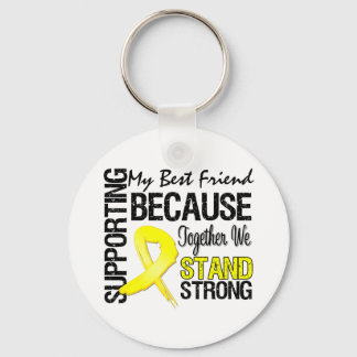 Supporting My Best Friend We Stand Strong - Milita Keychain