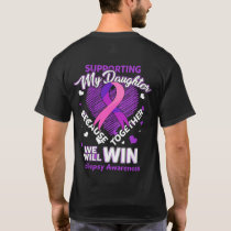 Supporting My Daughter Epilepsy Awareness T-Shirt