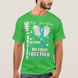 Supporting My Grandma Cervical Cancer Awareness  T-Shirt