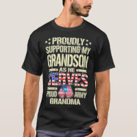 Supporting My Grandson As He Serves Proud Army Gra