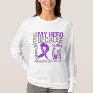 Supporting My Hero - GIST Cancer Awareness T-Shirt