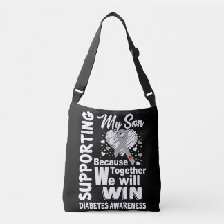 Supporting My Son Diabetes Awareness Month Crossbody Bag