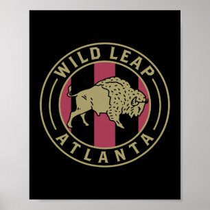 Supporting The Five Stripes Atlanta Soccer Poster