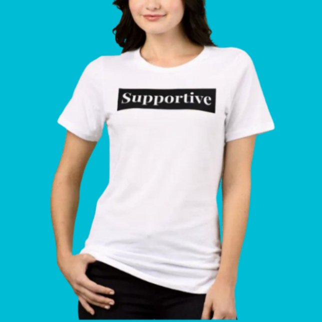 SUPPORTIVE Bold Block Tee (Creator Uploaded)