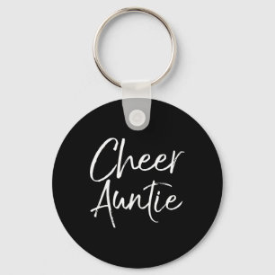 Supportive Cheerleading Competition Aunt Outfit Ch Keychain