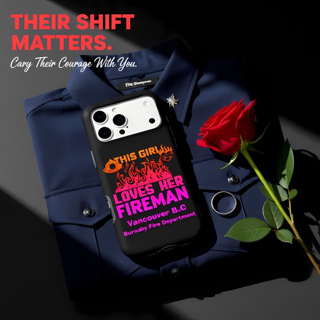 Supportive tribute to a firefighter Case-Mate iPhone case (Creator Uploaded)