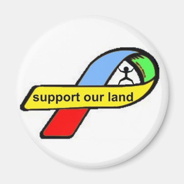 SupportOurLand Magnet (Front)