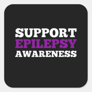 Epilepsy Awareness Month Purple Ribbon Advocacy' Sticker