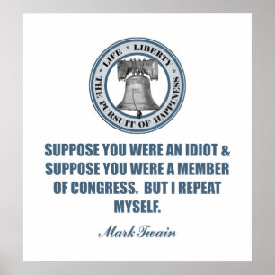 Suppose -Mark Twain Poster