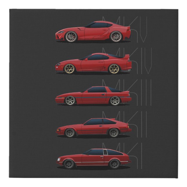 Supra Generations Faux Canvas Print (Front)