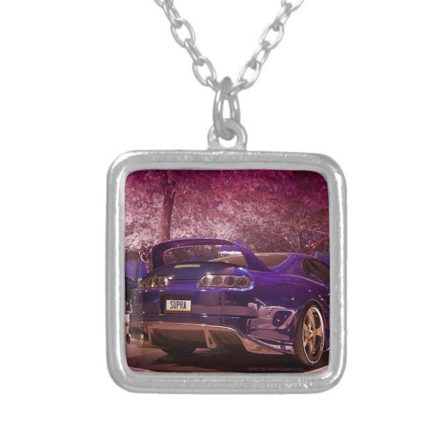 Supra Photography Silver Plated Necklace (Front)