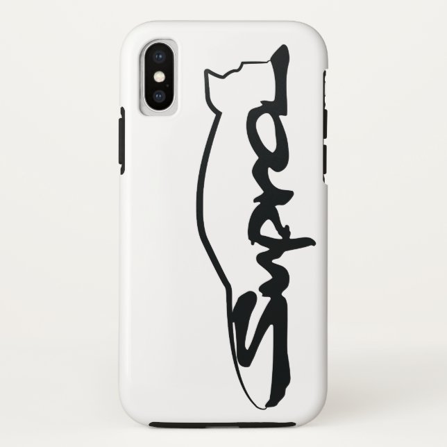 Supra Silhouette Case-Mate iPhone Case (Back)
