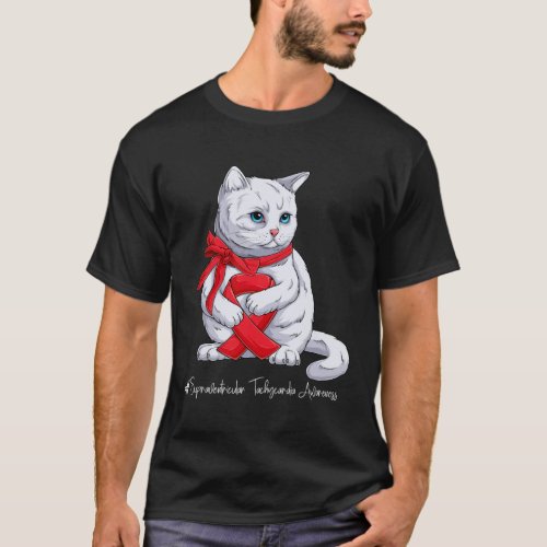 Supraventricular Tachycardia Awareness Month Red R T-Shirt