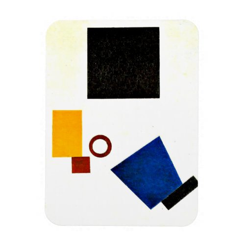 Suprematism Self Portrait in Two Dimensions Magnet