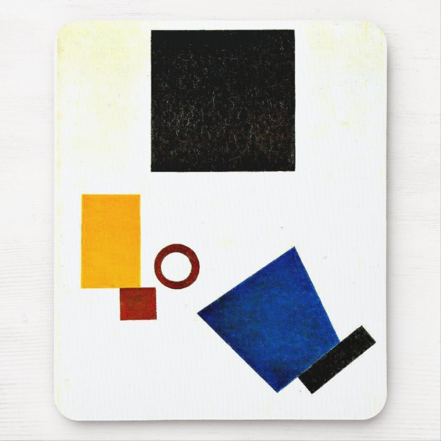 Suprematism. Self Portrait in Two Dimensions Mouse Pad (Front)