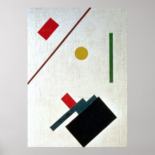 Suprematist Composition, 1915 Poster (Front)