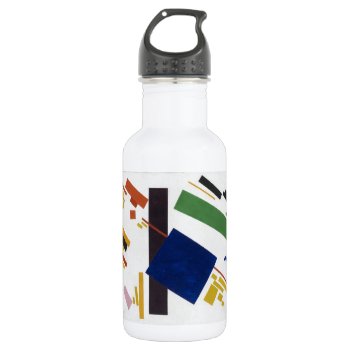 Suprematist Composition By Kazimir Malevich 1916 Stainless Steel Water Bottle by EnhancedImages at Zazzle