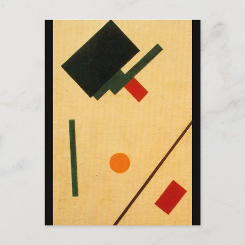 Suprematist Composition by Kazimir Malevich Postcard