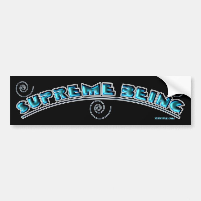 Supreme Being "Space" Bumper Stickers (Front)