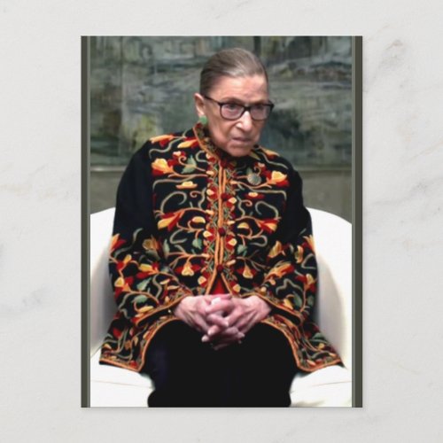 Supreme Court Justice Ruth Bader Ginsburg Postcard