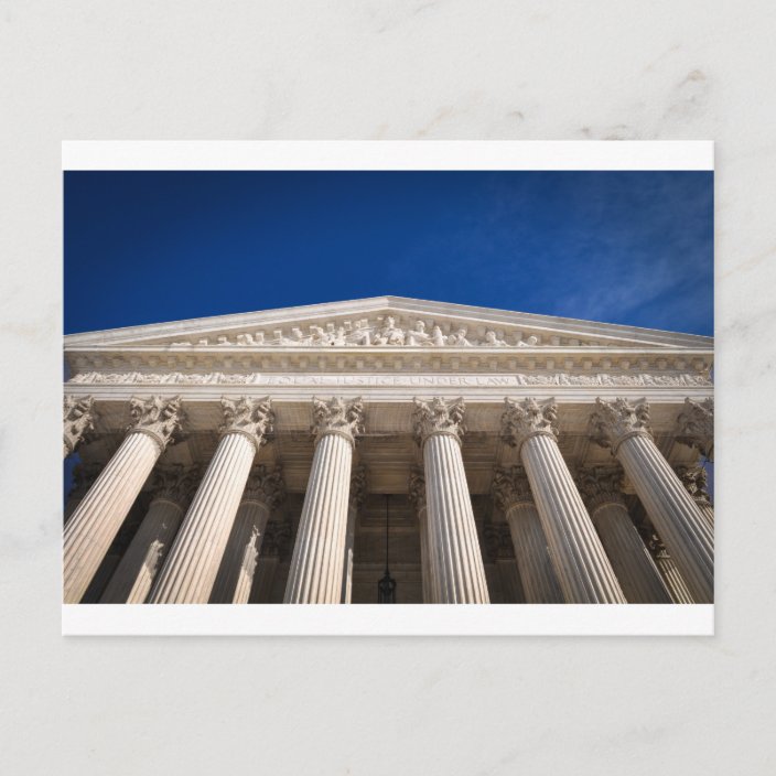 Supreme Court of the United States Postcard Zazzle com