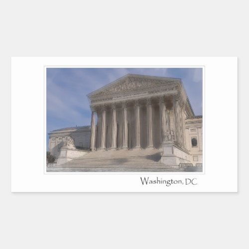 Supreme Court of the United States Rectangular Sticker